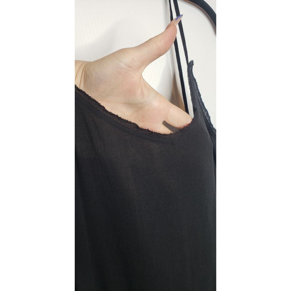 ATM ANTHONY THOMAS MELILLO Gauze Camisole Slip Tank Midi Dress Black Revolve XS - Picture 6 of 11